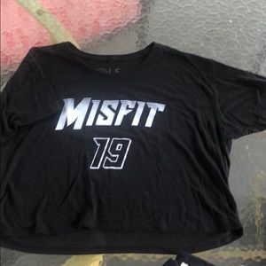 MisFit Athletics crop tee